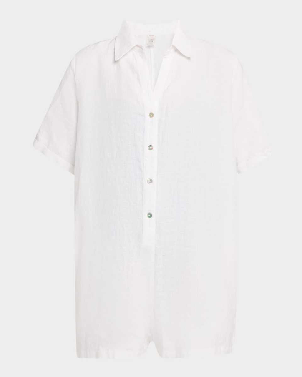 Maggie Linen Romper